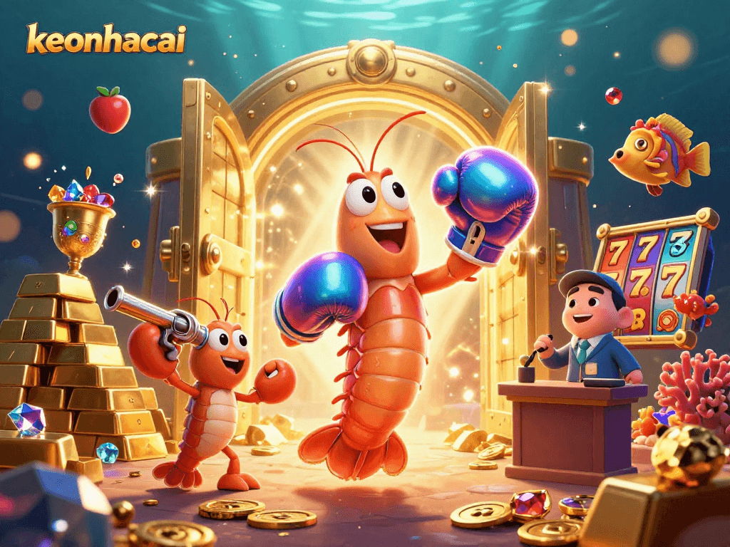 Spin to win with keonhacai in a vibrant, treasure-filled casino adventure!
