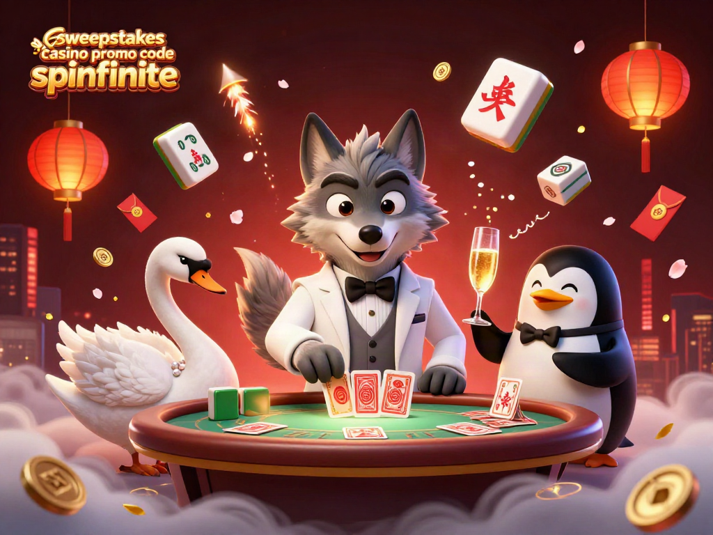 Experience the excitement with sweepstakes casino promo code spinfinite in this vibrant casino scene.