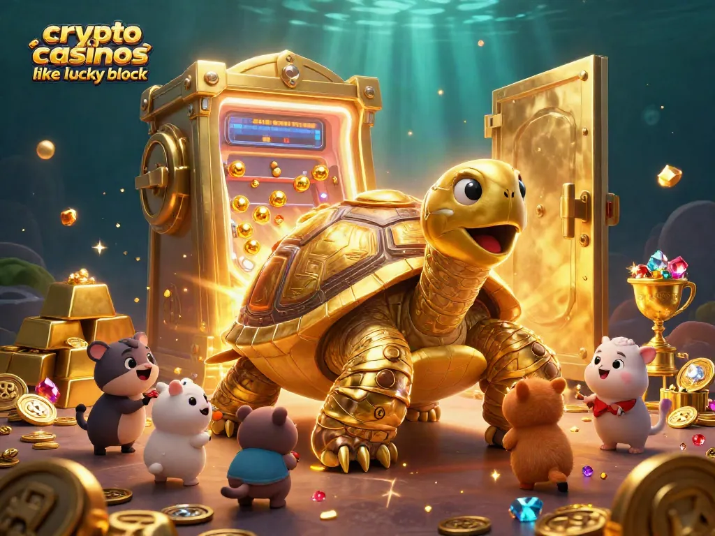 Experience thrilling action at crypto casinos like lucky block with vibrant gaming elements and rich treasures.