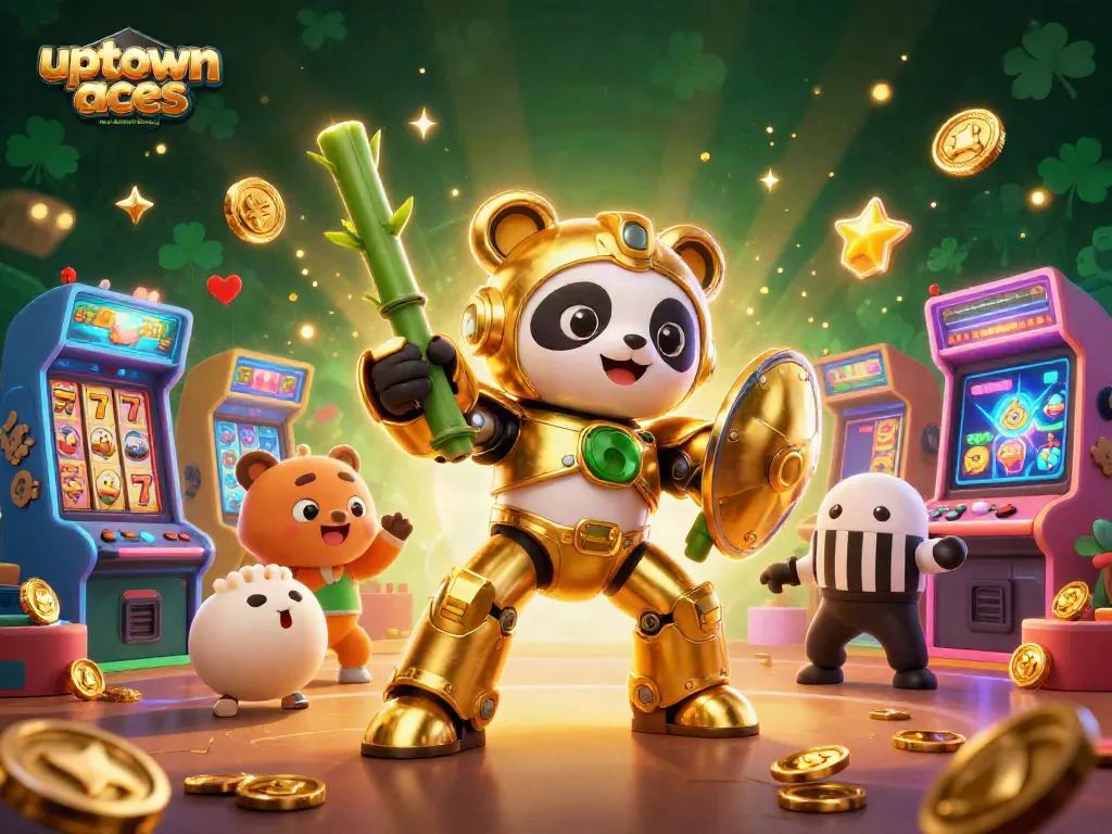 Spin to win with uptown aces no deposit bonus in a colorful casino arena filled with excitement.