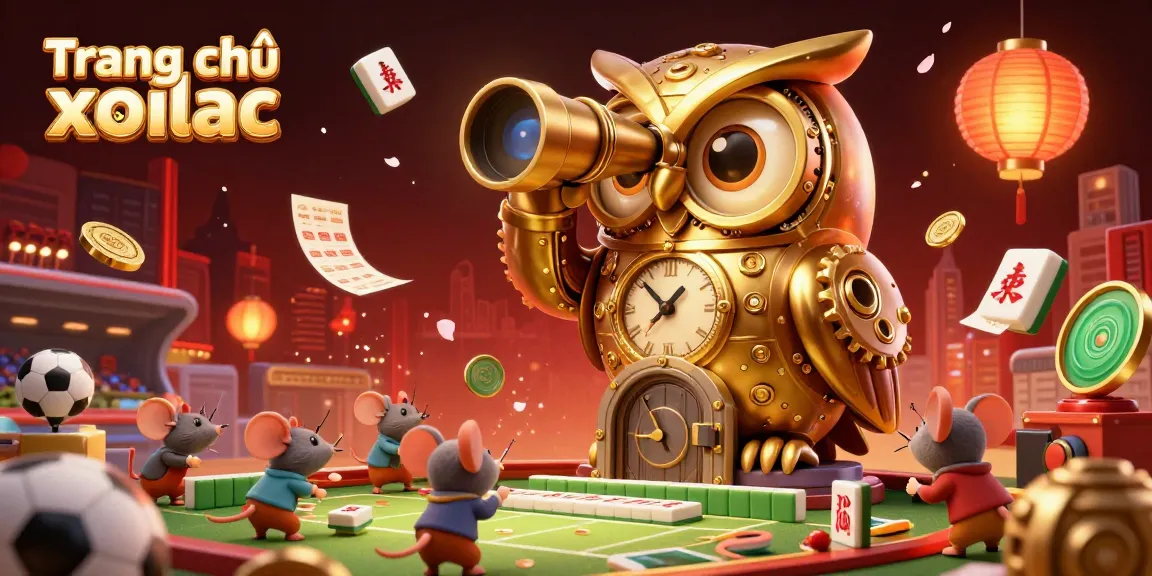 Engage in thrilling sports betting with Trang chủ xoilac, featuring a dynamic betting scene of characters amidst vibrant atmosphere.