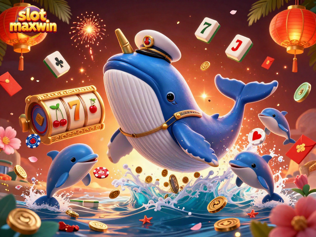 Engaging scene for slot maxwin with vivid characters and casino elements showcasing excitement and fun