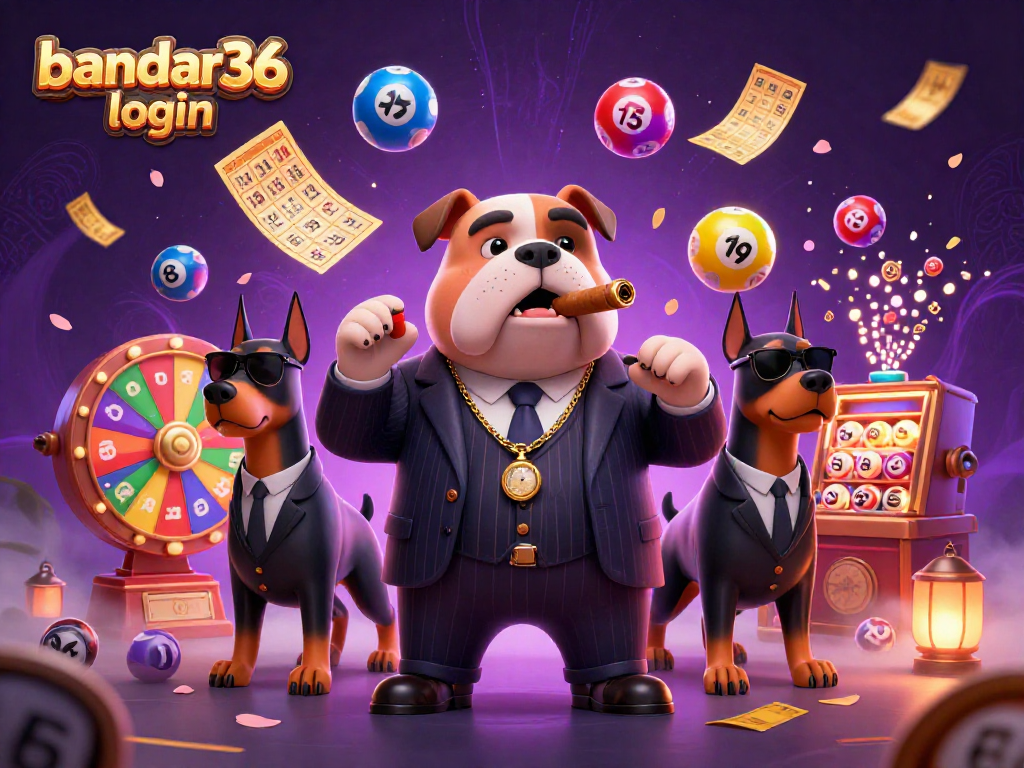 Gambarlah bandar36 login dengan gaya 3D menarik yang menggambarkan kegiatan perjudian di kasino.