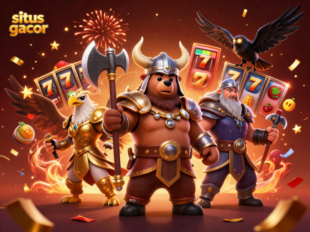 Mencari situs gacor untuk permainan slot, bersiap meraih jackpot besar dengan tampilan yang menarik dan menarik perhatian.
