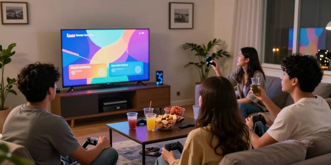 Menang66, teman-teman menikmati acara TV favorit sambil berkumpul di ruang tamu yang nyaman dan hangat.