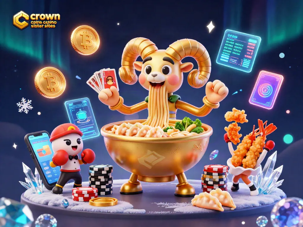 Engage with crown coins casino sister sites featuring vibrant animated characters and dynamic gambling elements.