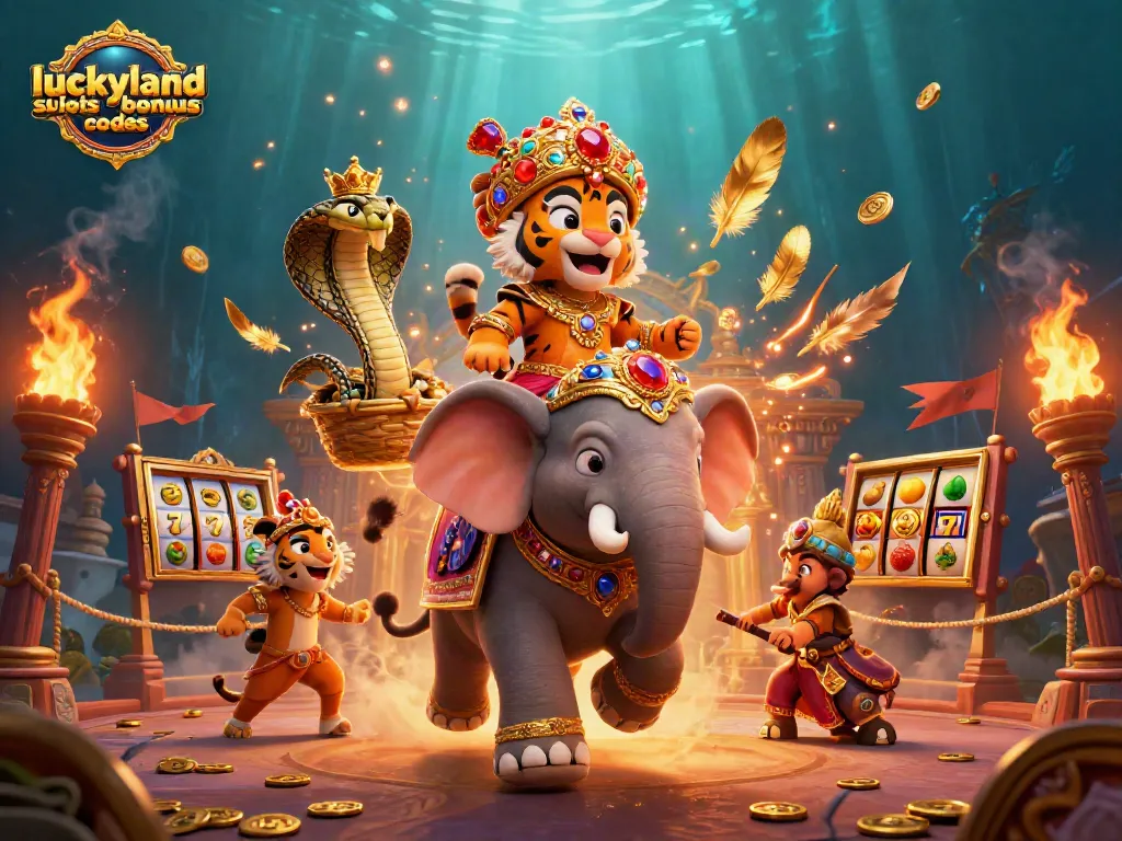Experience exciting gameplay with luckyland slots bonus codes featuring slots and majestic 3D characters.