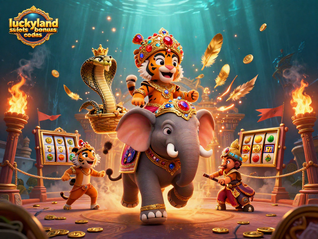 Experience exciting gameplay with luckyland slots bonus codes featuring slots and majestic 3D characters.