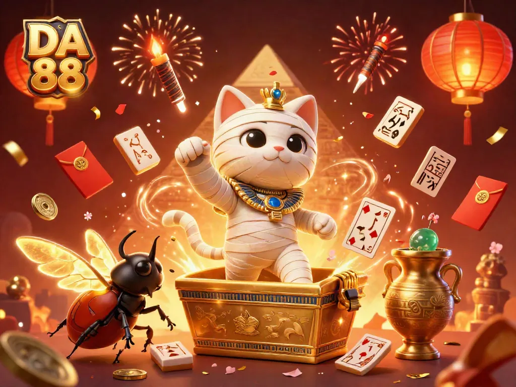 Engage in thrilling gaming adventures at DA 88 with unique Egyptian-themed casino elements.
