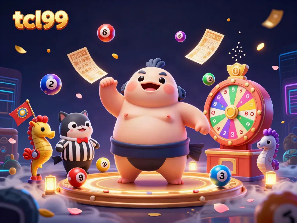 Experience excitement with tcl99 as a fugu blowfish takes center stage in a vibrant underwater casino scene.