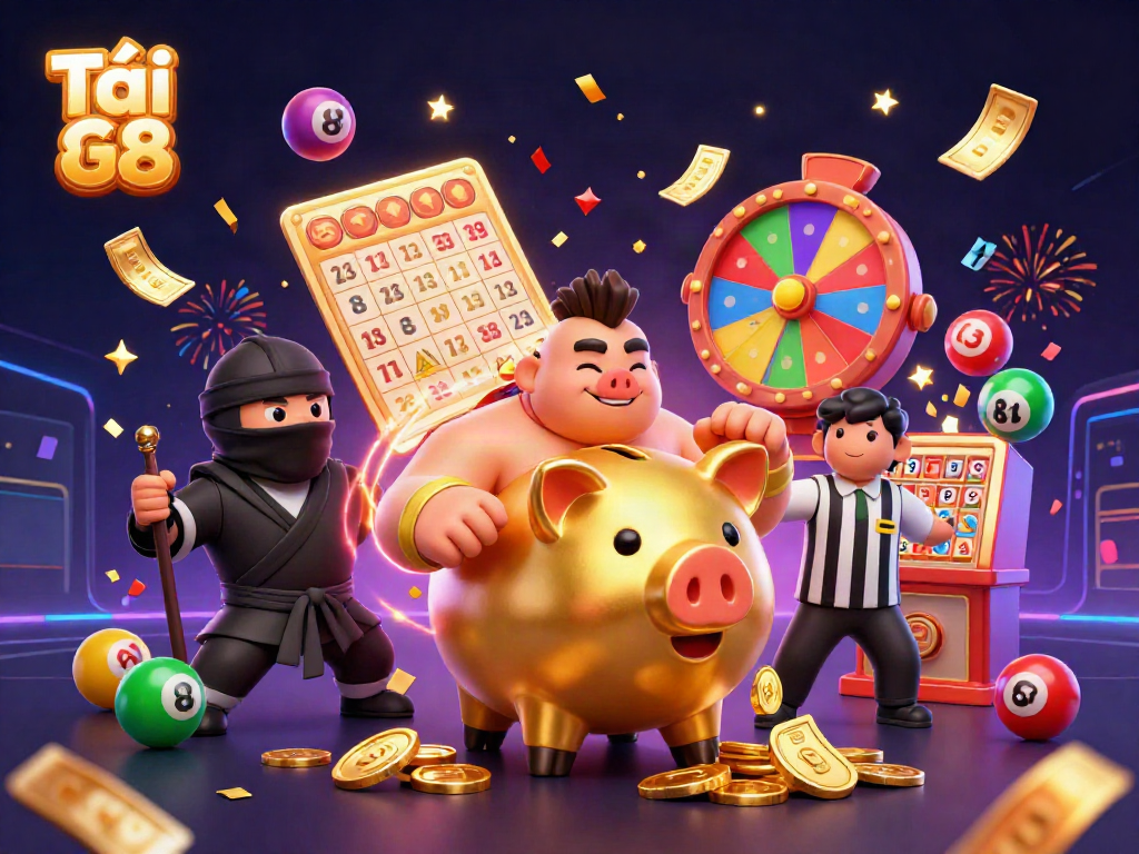 Engage in thrilling gameplay with Tải Go 88's vibrant casino elements featuring exciting characters and dynamic visuals.