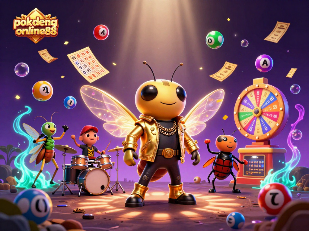Engage in thrilling Pok Deng games with the vibrant atmosphere of pokdeng-online88, featuring characters and dynamic elements.