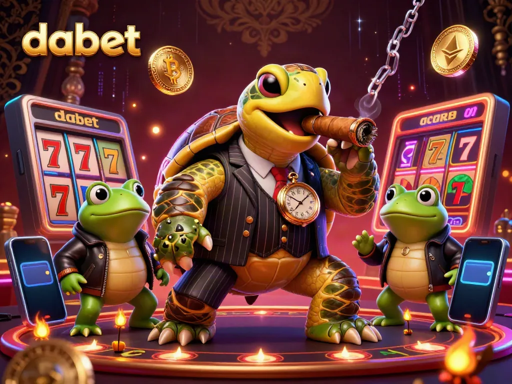 Experience the excitement at Dabet Casino with vibrant slot game action and immersive casino elements.