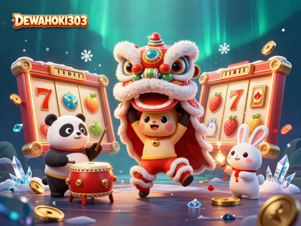DEWAHOKI303 menghadirkan pengalaman bermain slot online yang menarik dengan simbol dan suasana ceria.