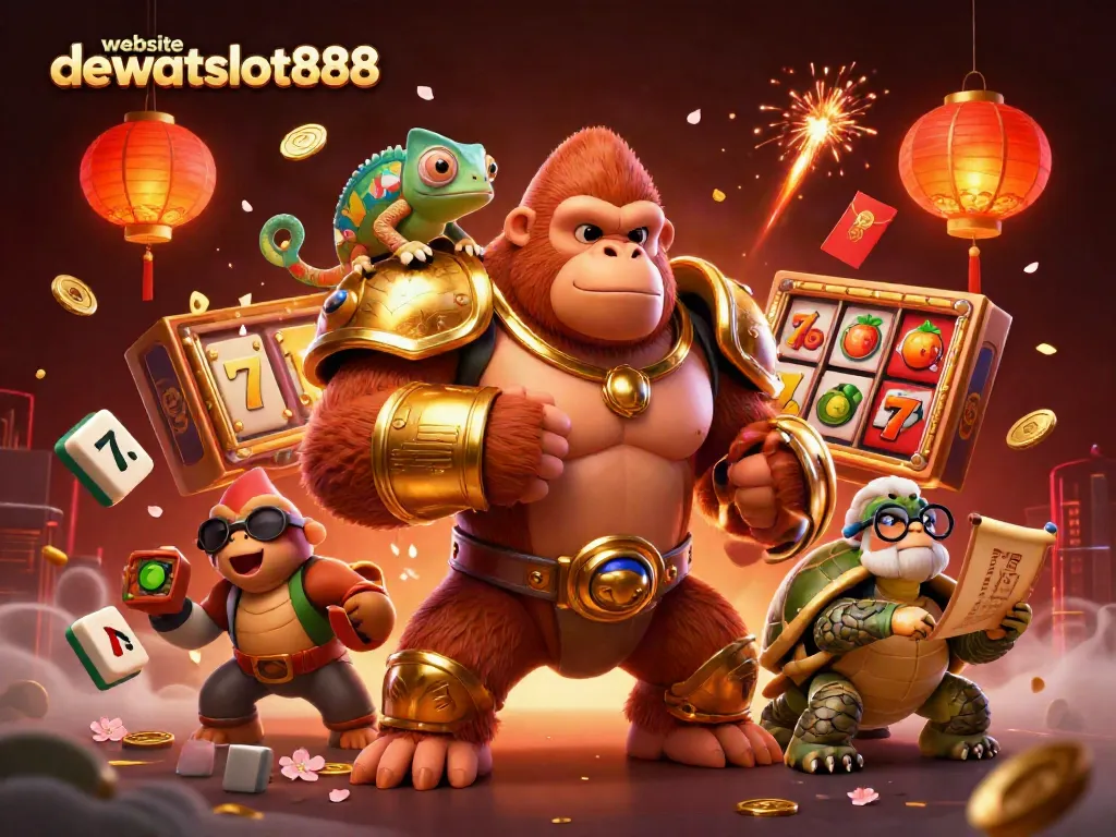 Memahami cara kerja slot dengan mengamati website dewataslot888 yang menampilkan karakter menarik dan elemen keberuntungan.