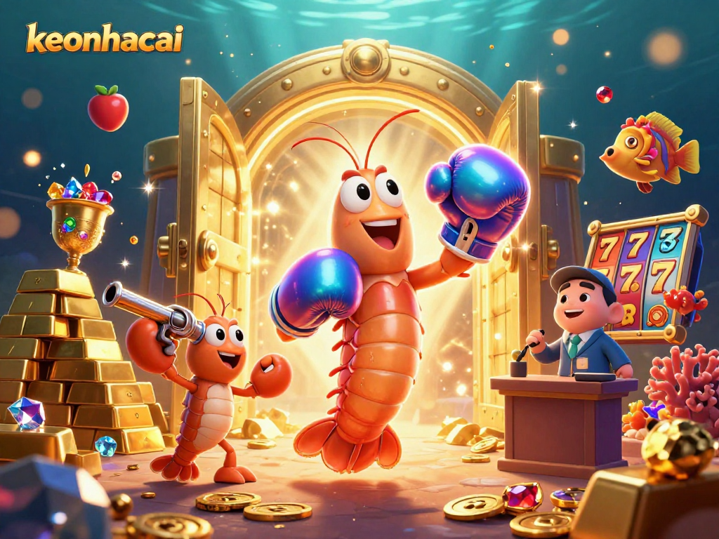 Spin to win with keonhacai in a vibrant, treasure-filled casino adventure!