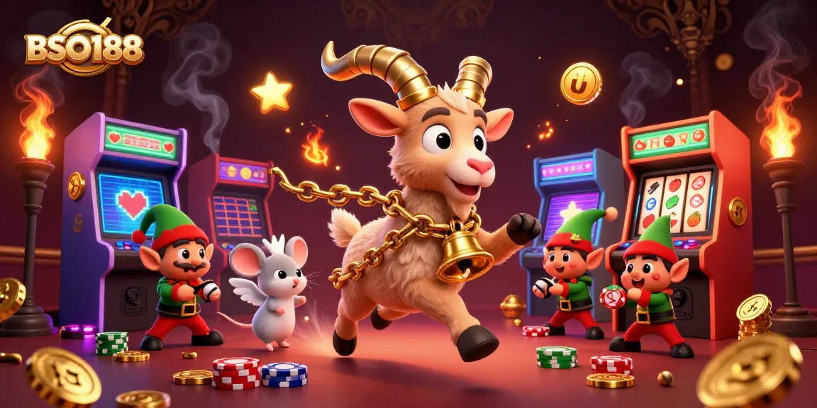 Engage in thrilling gameplay at BSO188's festive holiday-horror casino with animated characters and fun elements.